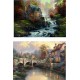 Schmidt Pack 2 puzzles 1000 pièces : Thomas Kinkade