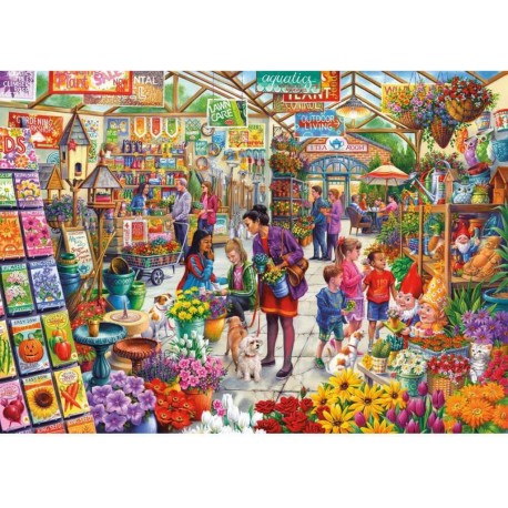 Gibsons Puzzle 500 pièces XL : Délice du jardinier XL