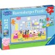 RAVENSBURGER Puzzles 2x12 pièces Les aventures de Peppa Pig