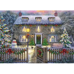 Puzzle 1000 pièces : Le Chalet de Noël