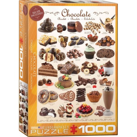 Eurographics Puzzle 1000 pièces : Chocolat