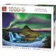 King Puzzles Puzzle 1000 pièces : Collection Landscape : Aurores boréales Kirkjufell, Islande