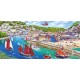 Gibsons Puzzle 636 pièces panoramique : Port de Looe