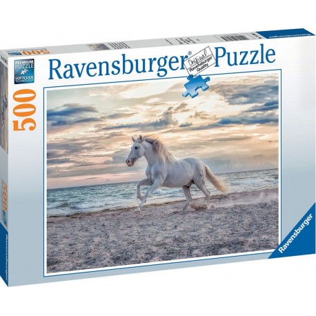 RAVENSBURGER Puzzle 500 pièces Cheval sur la plage