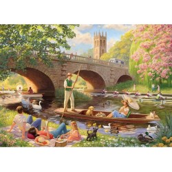 Puzzle 1000 pièces :  Faire du bateau sur la rivière Puzzle 1000 pièces : Faire du bateau sur la rivière Puzzle 1000 pièces : Fa