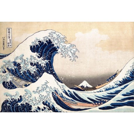 Eurographics Puzzle 1000 pièces : Hokusai : The Great Wave of Kanagawa