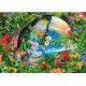 Trefl Puzzle 1040 pièces : Puzzle Spirale Animaux tropicaux