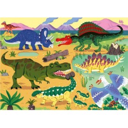 Nathan Puzzle 60P Les dinosaures du cretace