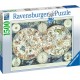 RAVENSBURGER PUZZLE 1500 P MAPPEMONDE DES ANIMAUX