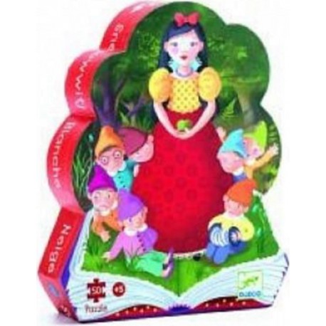 Djeco Puzzle forme 50 pieces Blanche neige