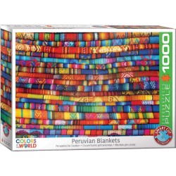 Eurographics Puzzle 1000 pièces : Couvertures péruviennes