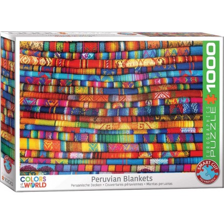 Eurographics Puzzle 1000 pièces : Couvertures péruviennes