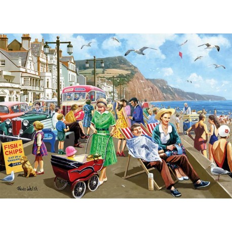 Puzzle 500 pièces : Front de mer de Sidmouth