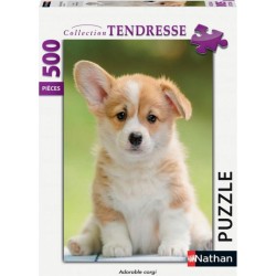 Nathan Puzzle 500 p adorable corgi