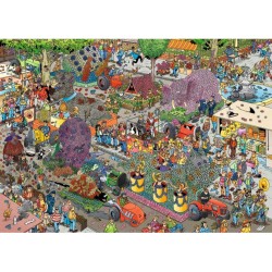Jumbo Puzzle 1000 pièces : Jan Van Haasteren La Parade des Fleurs
