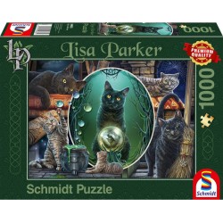 Schmidt Puzzle 1000 pièces : Chats magiques