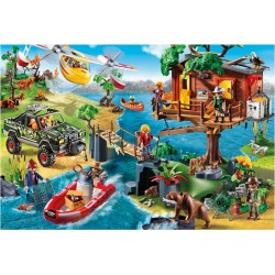 Schmidt Puzzle 150 pièces : Playmobil : Cabane dans les Arbres