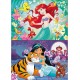 EDUCA Puzzle 2 x 48 pièces : Princesses Disney : Ariel et Jasmine