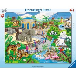 RAVENSBURGER Puzzle cadre 45 pièces Visite au zoo