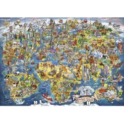 Gibsons Puzzles 1000 pièces : Maria Rabinki : Monde merveilleux