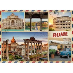 Jumbo Puzzle 1000 pièces : Salutations de Rome