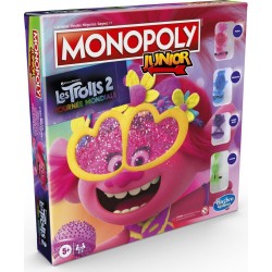 HASBRO Jeu Monopoly Junior Trolls 2 Tournée Mondiale
