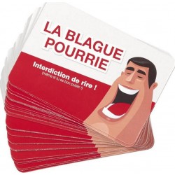 Paris Prix Jeu des Blagues Pourries 50 Cartes 9cm Rouge