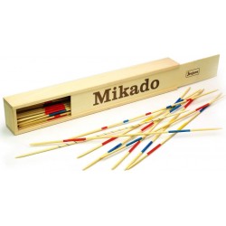 JeuJura Grand jeu de Mikado : Coffret en bois (50cm)