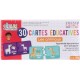 Paris Prix Jeu de 30 Cartes Educatives Animaux 7cm Multicolore