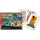 Piatnik Set de 2 jeux de 55 cartes : Vintage Vehicules