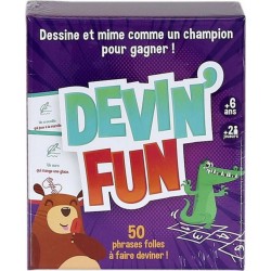 Paris Prix Jeu de 60 Cartes Devin Fun 9cm Multicolore