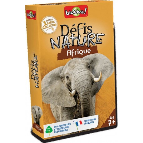 BIOVIVA Défis Nature Afrique 36 cartes collector