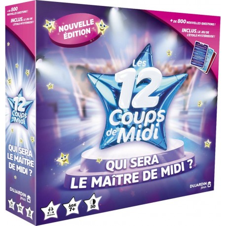 DUJARDIN Jeu de société 12 coups de midi