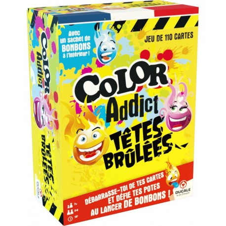 CARTAMUNDI Jeu color adict Têtes brûlées