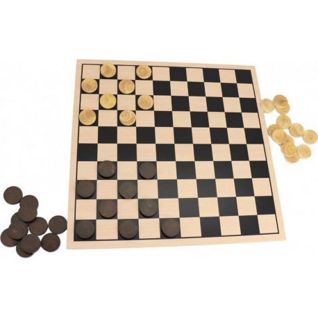 CARTAMUNDI Jeu coffret de dames en bois