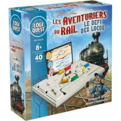 Asmodee Jeu de logique Logiquest Les aventuriers du rail