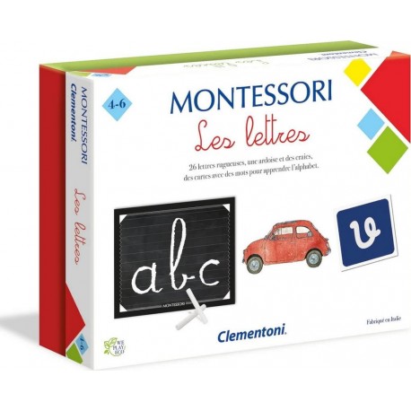 CLEMENTONI Montessori : Les lettres