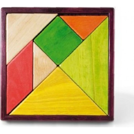 Smir Tangram : Casse-tête et coffret bois