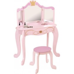 KidKraft Coiffeuse et tabouret Princesse