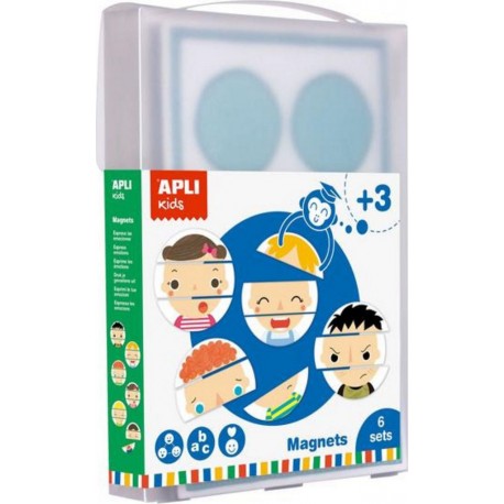 Apli Agipa Magnets pour Apprendre les Emotions xxL Enfant