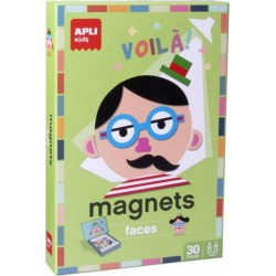 Apli Agipa Magnets Visages pour Enfant