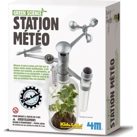 4M - Kidz Labs 4M Kidz Labs Kit de fabrication Green Science : Station Météo