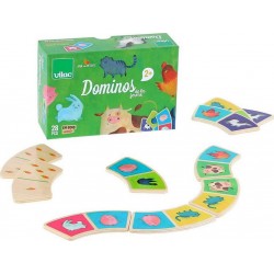 Vilac Dominos de la ferme en bois