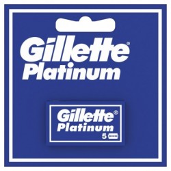 Gillette Platinum Lames de Rasoir pour Homme par 5 (lot de 15 soit 75 lames)