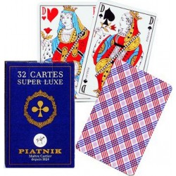 Piatnik Jeu de 32 cartes Cartes françaises : Super Luxe
