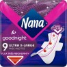 Nana Serviettes Hygiéniques Ultra Goodnight Extra Large x9 (lot de 4)