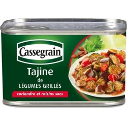 Cassegrain Tajine de Légumes Grillées, Coriandre et Raisins Secs 375g (lot de 5)