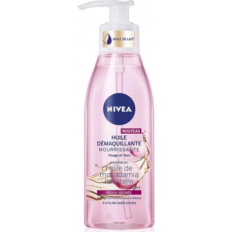 Nivea Huile Démaquillante Nourrissante Visage et Yeux, 150ml