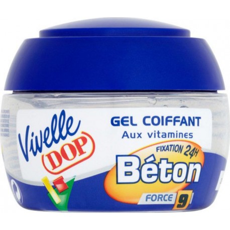 Vivelle DOP Gel Coiffant aux Vitamines Fixation 24h Force 9 Béton 150ml (lot de 3)