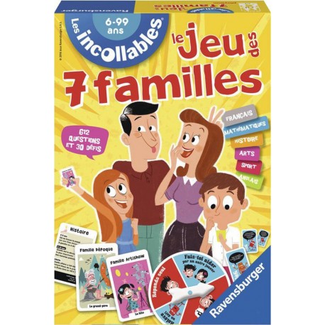 Ravensburger - Jeu de 7 Familles Incollables